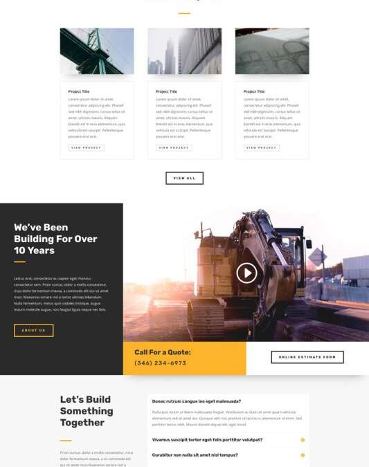 Construction Company