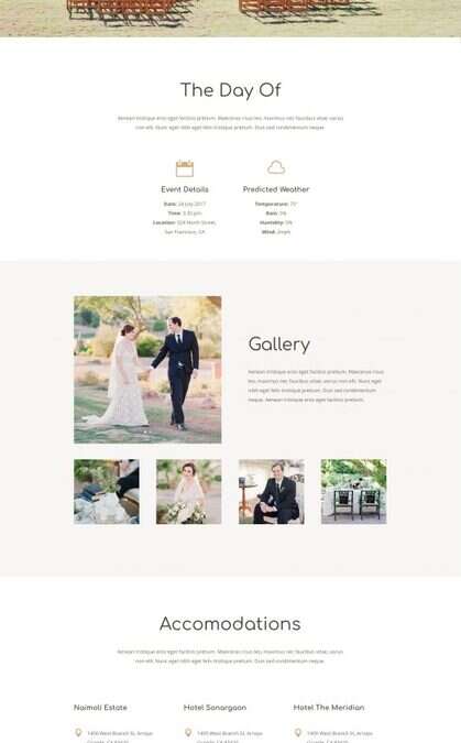 Wedding Home